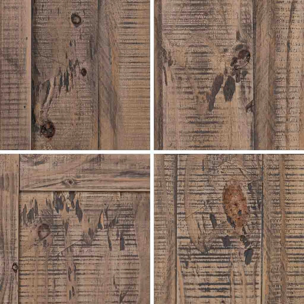 Vetrina in legno marrone 140x40x205h cm