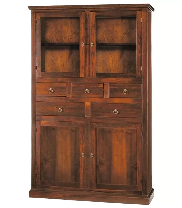 Mobile dispensa in legno arte povera 120x41x187h (366) - Mobili 2G