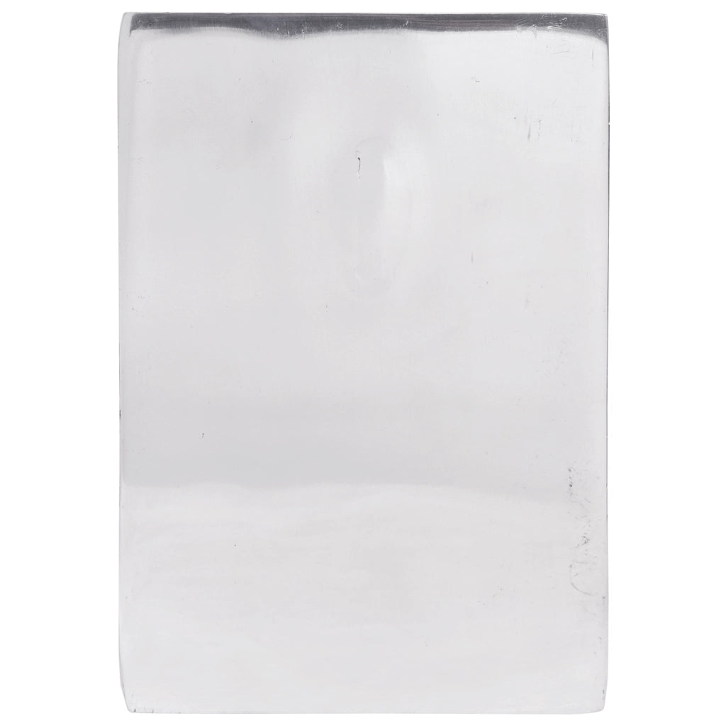 Fermalibri 2 pz Argento 11x14x17,5 cm Alluminio Seghettato
