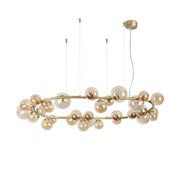 Lampada A Sospensione Perlage Sp30 Ambra Ideal-Lux