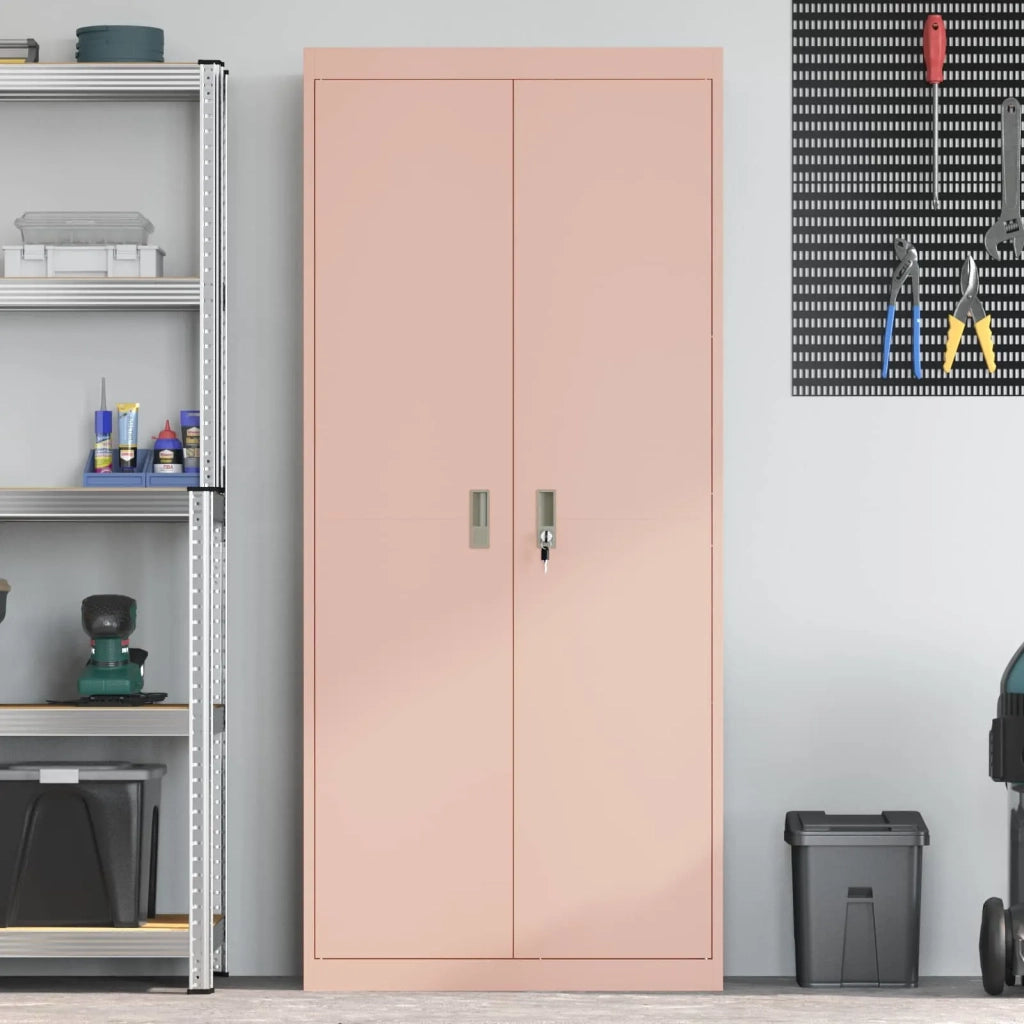 Armadio Rosa 80 x 40 x 180 cm Acciaio