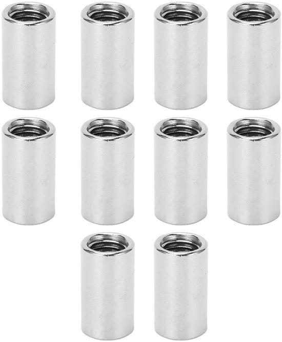 Mozzetti a roncola 10 pezzi - Wartelmozzetti rotondi - Acciaio inox 304 - M10 x 1,5 mm - Diametro esterno 14 mm - Lunghezza 25 mm