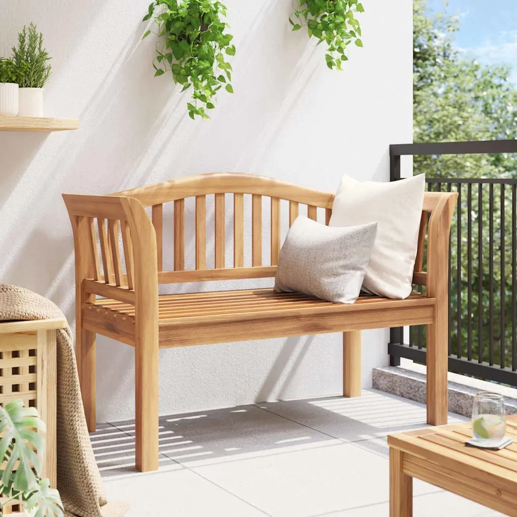 panchina Marrone 120 x 53,5 x 85 cm Legno massello di teak 42006346