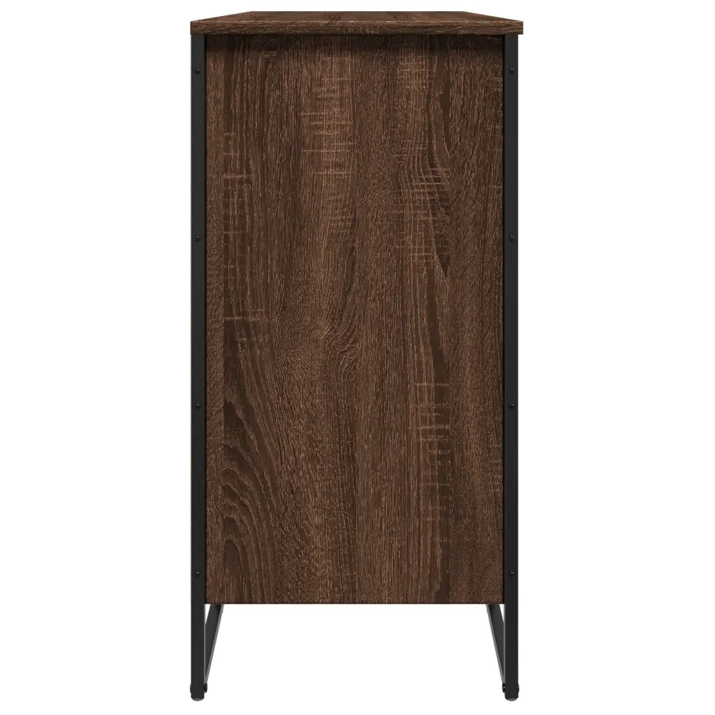 vidaXL Scarpiera Rovere Marrone 80x38x78 cm in Truciolato