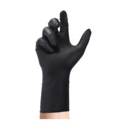 GUANTI IN NITRILE NERO CAT. III 30 CM TG. M 50 PZ SPESSORATO BERICA HYGIENE 1 CF