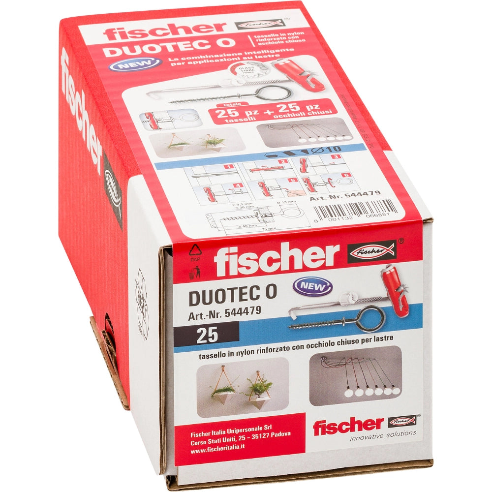 Tassello basculante ancora occhiolo chiuso carichi elevati duotec 10 o 25 pezzi