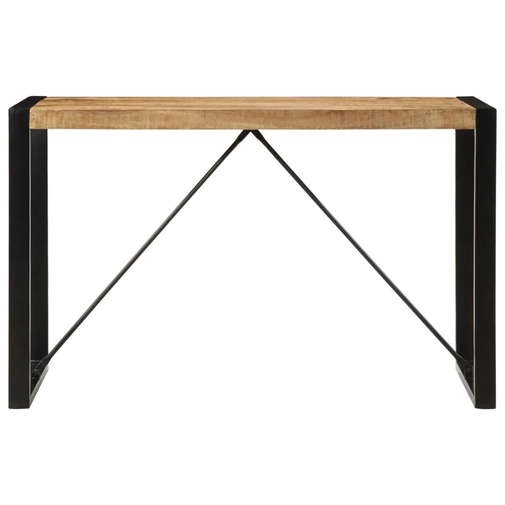 Tavolo da Pranzo 120x55x76 cm in Legno Massello di Mango Grezzo 4005811