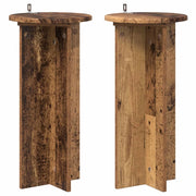 Supporto per piante | Sostegno per piante 2 pz Legno antico 29,5 x 29,5 x 60 cm