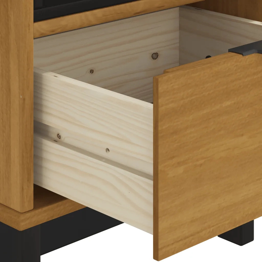Tavolino FLAM 50x50x50 cm in Legno Massello di Pino 357823