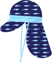 Cappello solare per bambini - Cappello solare per bambini per esterno - Cappello solare per bambini da 1 a 10 anni - Con cintura di gola regolabile - Protegge il viso e il collo - Adatto per giocare al mare, nuotare, viaggiare