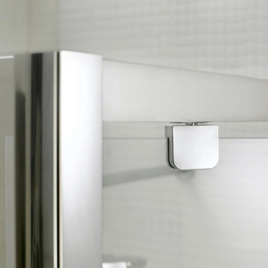 Box Doccia 80x130 AP. 130 CM H198 trasparente mod. Cristal Duo 2 Ante