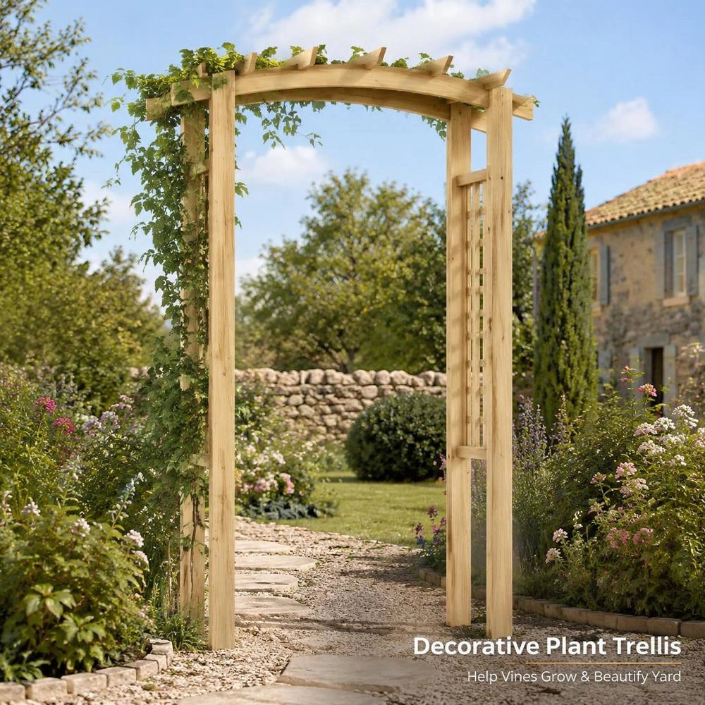 Garden Arch 150x60x210 Cm Wood