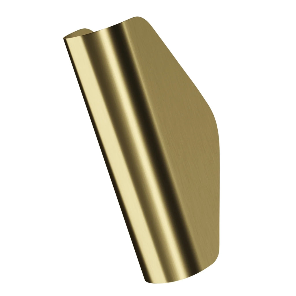 Applique Da Parete Moderna Notta 1 Luce G9 40W Metallo Ottone Ip20