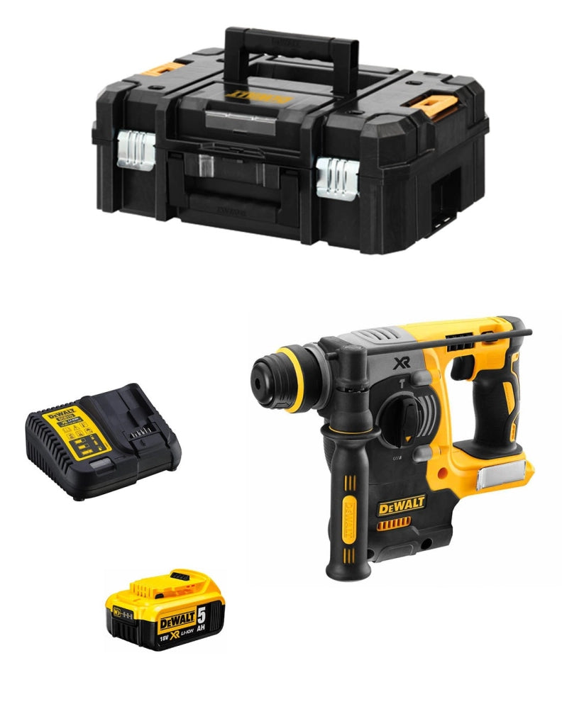 Tassellatore DEWALT DCH273P1T (1 x 5,0 Ah + DCB115 + TSTAK II)