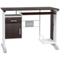 Scrivania per Computer Porta PC, Scrivania per Cameretta e Ufficio con Cassetto Legno 100x52x75 cm