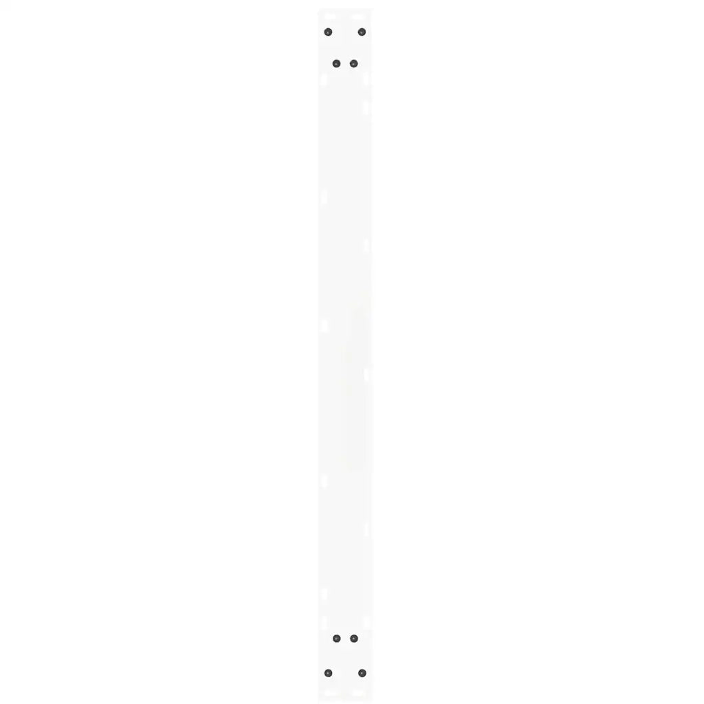 Gambe per tavolo da pranzo a forma di V 3 pz bianche 100x(72-73,3) cm in acciaio 4012673