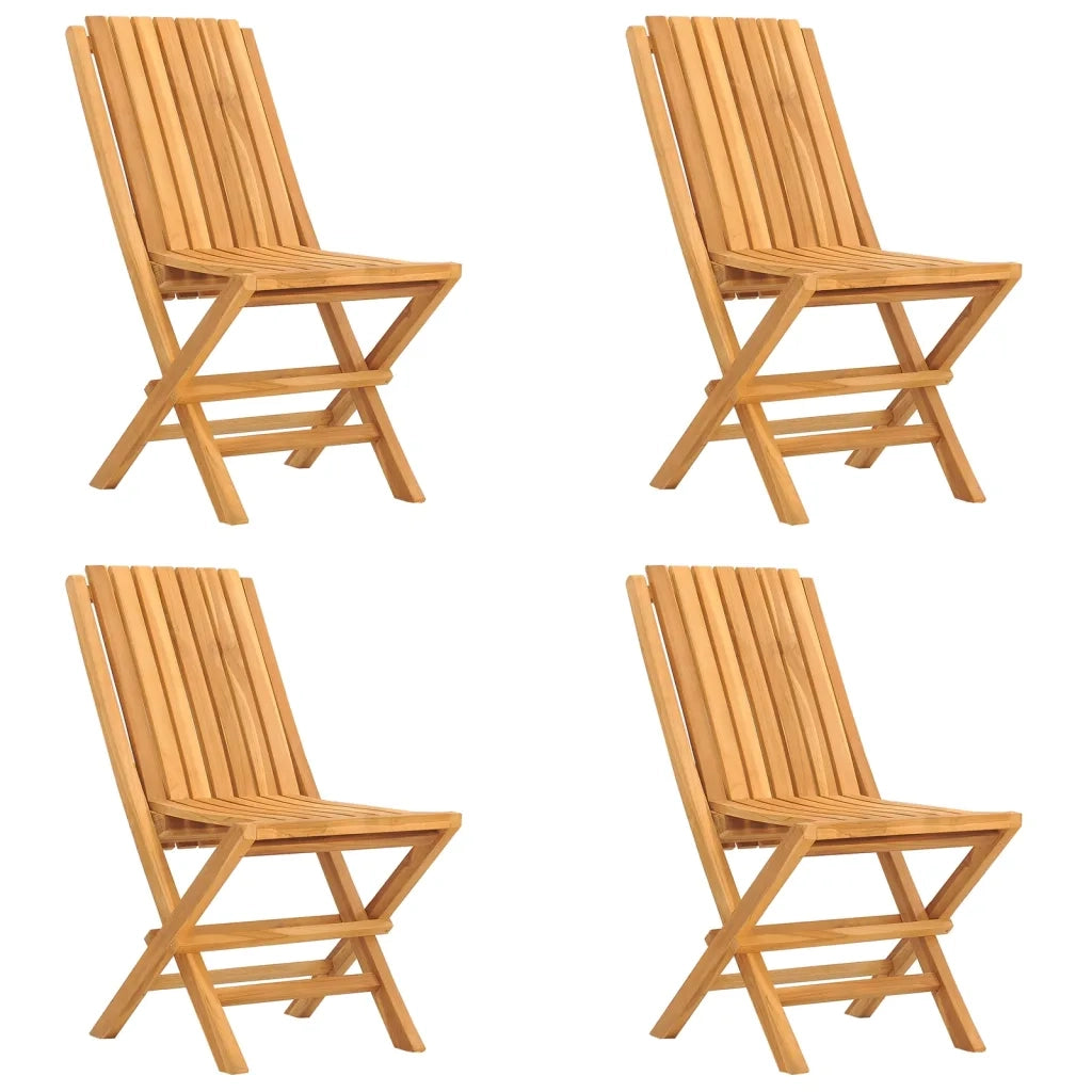Set da Pranzo per Giardino 5 pz in Legno Massello di Teakcod mxl 124232