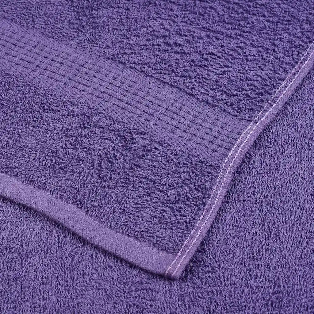 Asciugamani per Sapone 2 pz Viola 30x30cm 360g/mÂ² 100% Cotone
