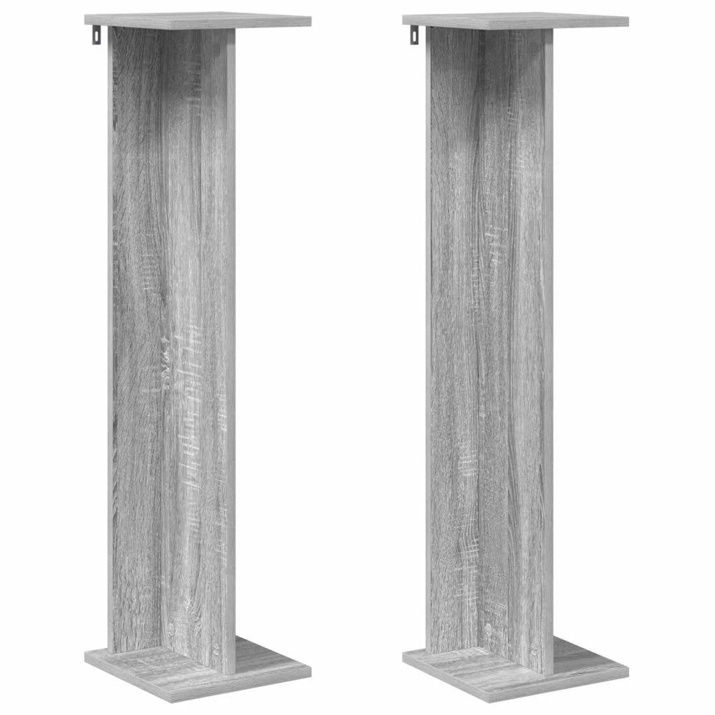 Supporto per piante 2 pcs Sonoma grigia 25 x 25,5 x 100,5 cm 899637