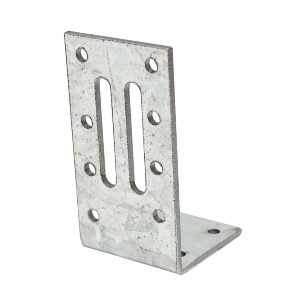 Biella regolabile 90x48x48mm, spessore 3mm, acciaio zincato