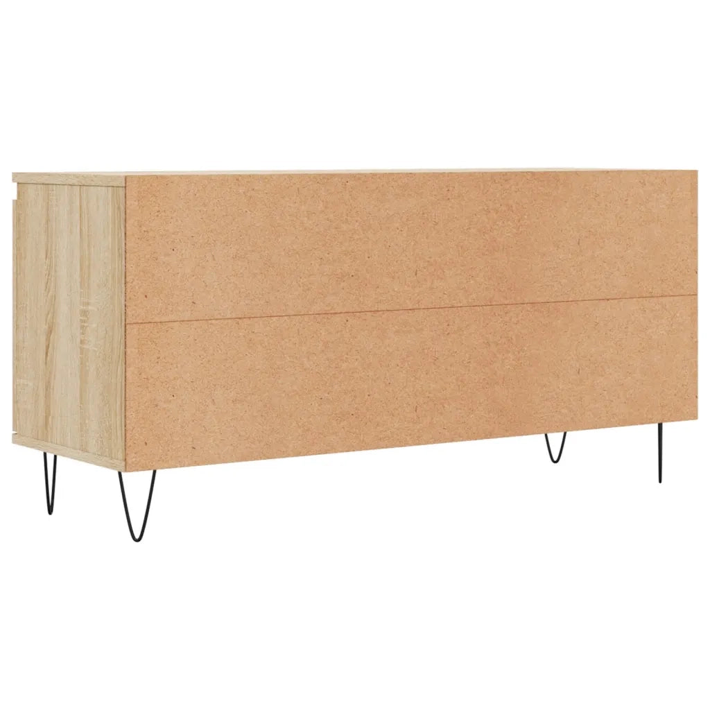 vidaXL Mobile Porta TV Rovere Sonoma 104x35x50 cm in Legno Multistrato