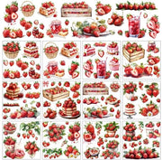 Decorazione per finestra con tema frutta - 12 fogli - 12 x 13 cm - per uso domestico/scuola/feste