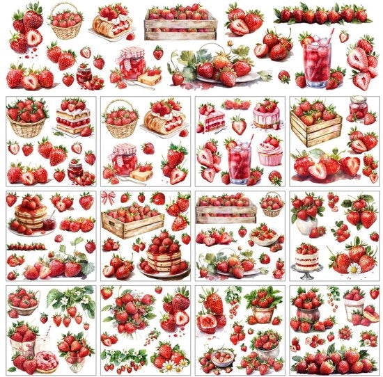 Decorazione per finestra con tema frutta - 12 fogli - 12 x 13 cm - per uso domestico/scuola/feste