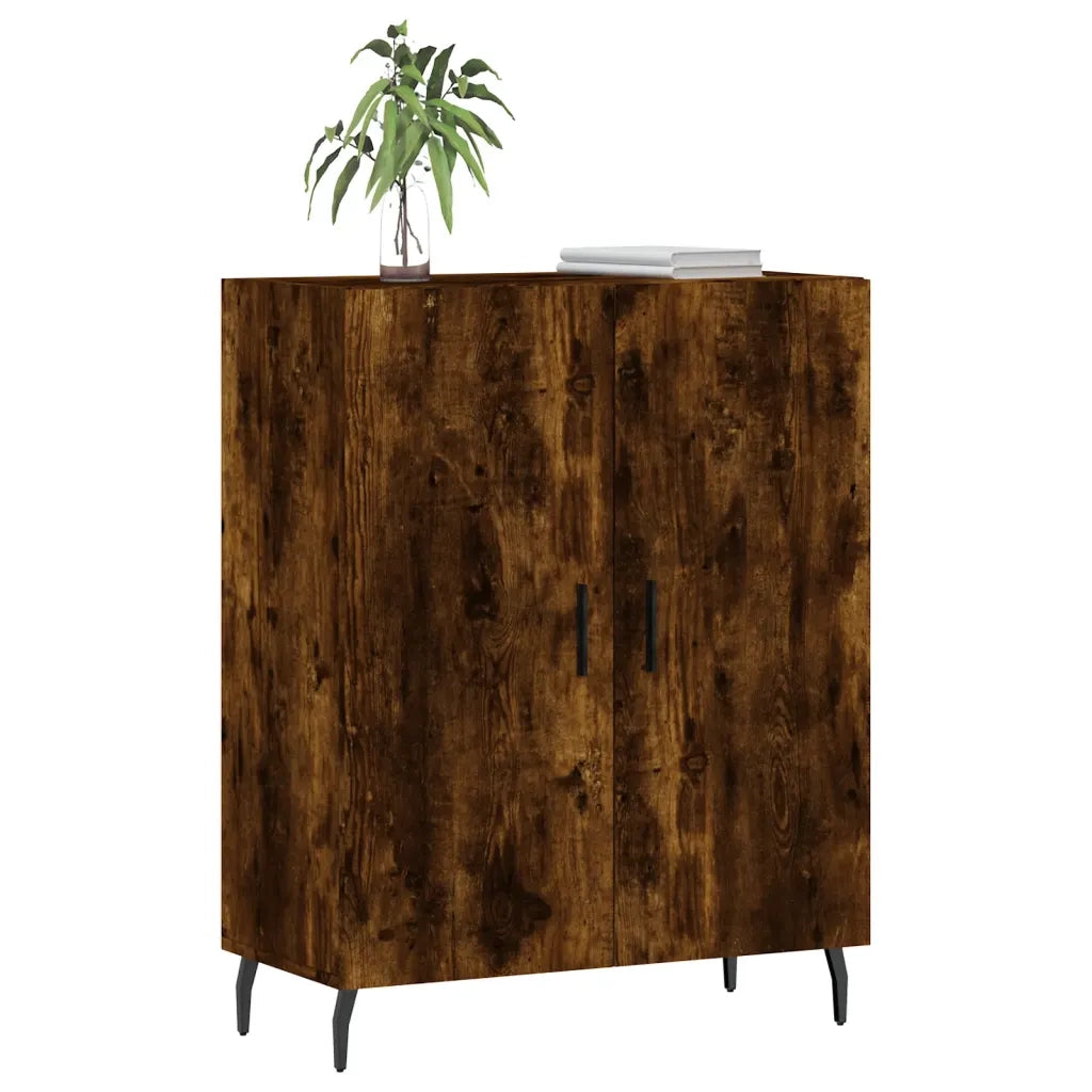 Credenza Rovere Fumo 69,5x34x90 cm in Legno Multistratocod mxl 80812