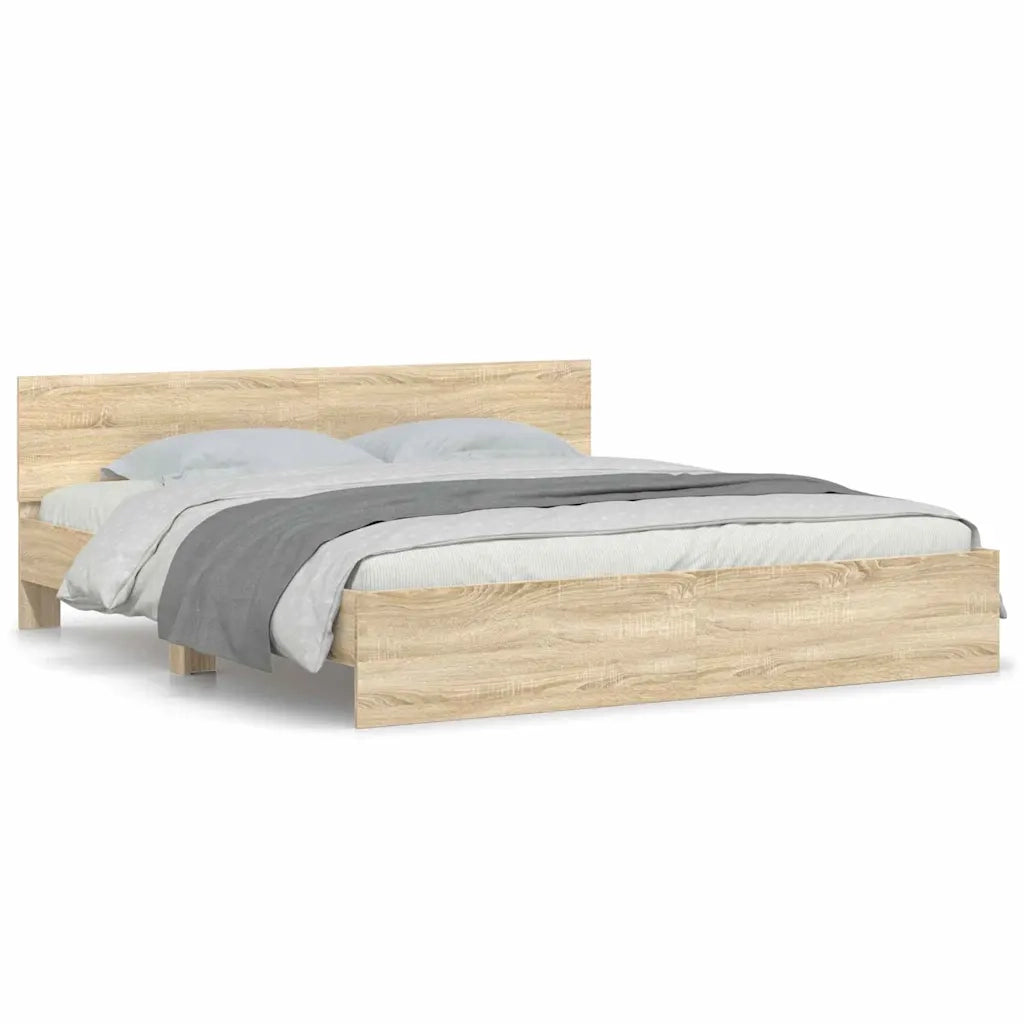 Struttura del letto Sonoma 193 x 203 cm Legno ingegnerizzato 3402862