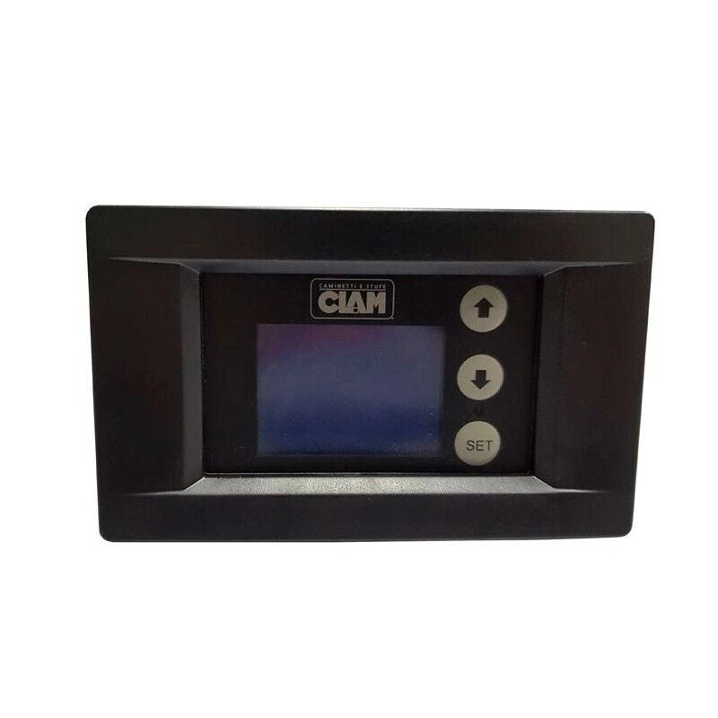 Ricambistufeapellet Scheda Quadro comandi Display MICRONOVA I084 LCD Grafico Monocromatico 84x63x30mm per Stufa a Pellet