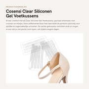 Tappetino di Silicone a 6 Veli - Gel Anti-Slittamento - Illuminazione a Contatto - Supporti morbidi - Riduzione del Dolore - Inlay per Scarpe