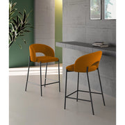 Sgabello in Tessuto Greta 52 x 50 x 89 cm Stones