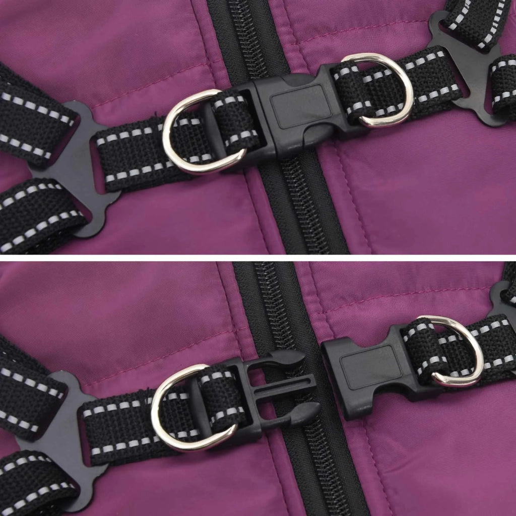 Cappotto per Cani Viola L28 Pile e Poliestere CFW7953063