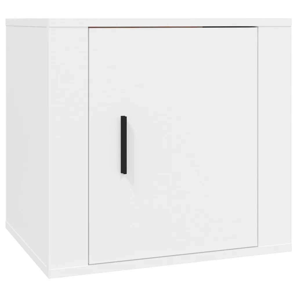 Comodini 2 pz Bianca 50x39x47 cm
