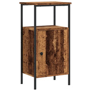 Comodino | Armadio da Notte | Mobiletto da notte Legno Antico 41x31x80 cm in Legno Multistrato