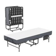 Letto pieghevole 190x78 con memory foam 95 cm ruote borsa trasporto