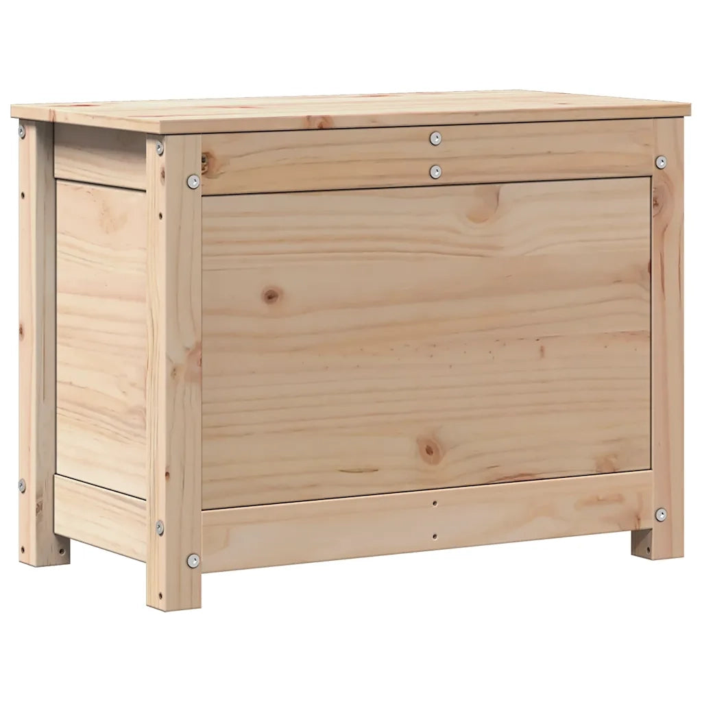 Contenitore Portaoggetti 60x32x45,5 cm Legno Massello Pino 823544