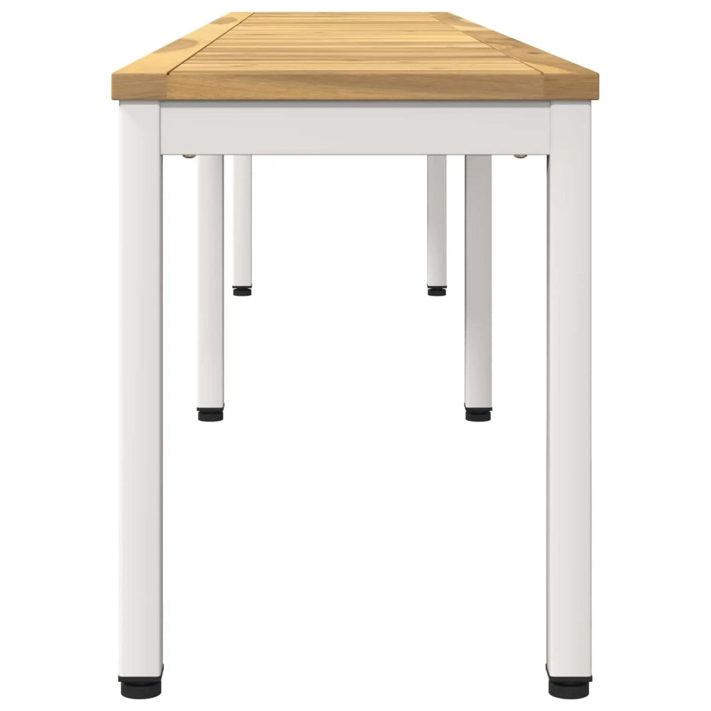 Panchina da giardino 201 x 35 x 45 cm Legno di Acacia Massello 901753