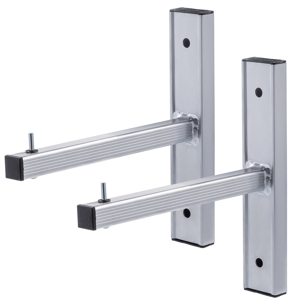 Supporto da parete KADAX per scala, gancio in alluminio, 2 pezzi, portata 80 kg