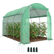 Serra Tunnel Giardino ¨C Zephmum ¨C Verde Acciaio Galvanizzato 296x196x200 cm