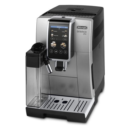 De’longhi dinamica plus - macchina automatica per caffè in chicchi, 24 bevande one-touch, argento/nero (ecam380.85.sb) - 0132215485