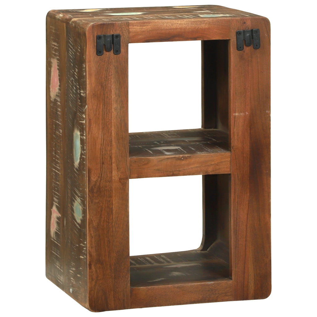 Armadio media Legno riciclato multicolore Legno massello di recupero