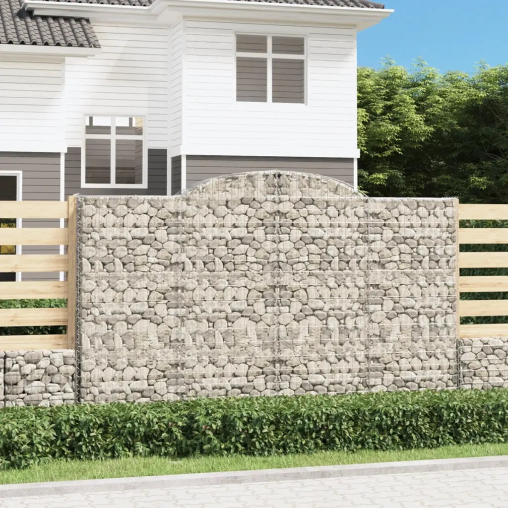 Cesto Gabbione ad Arco 300x50x180/200 cm Ferro Zincato