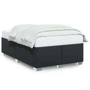 Letto matrimoniale | Letto per adulti | Giroletto Nero 120x200 cm in Similpelle