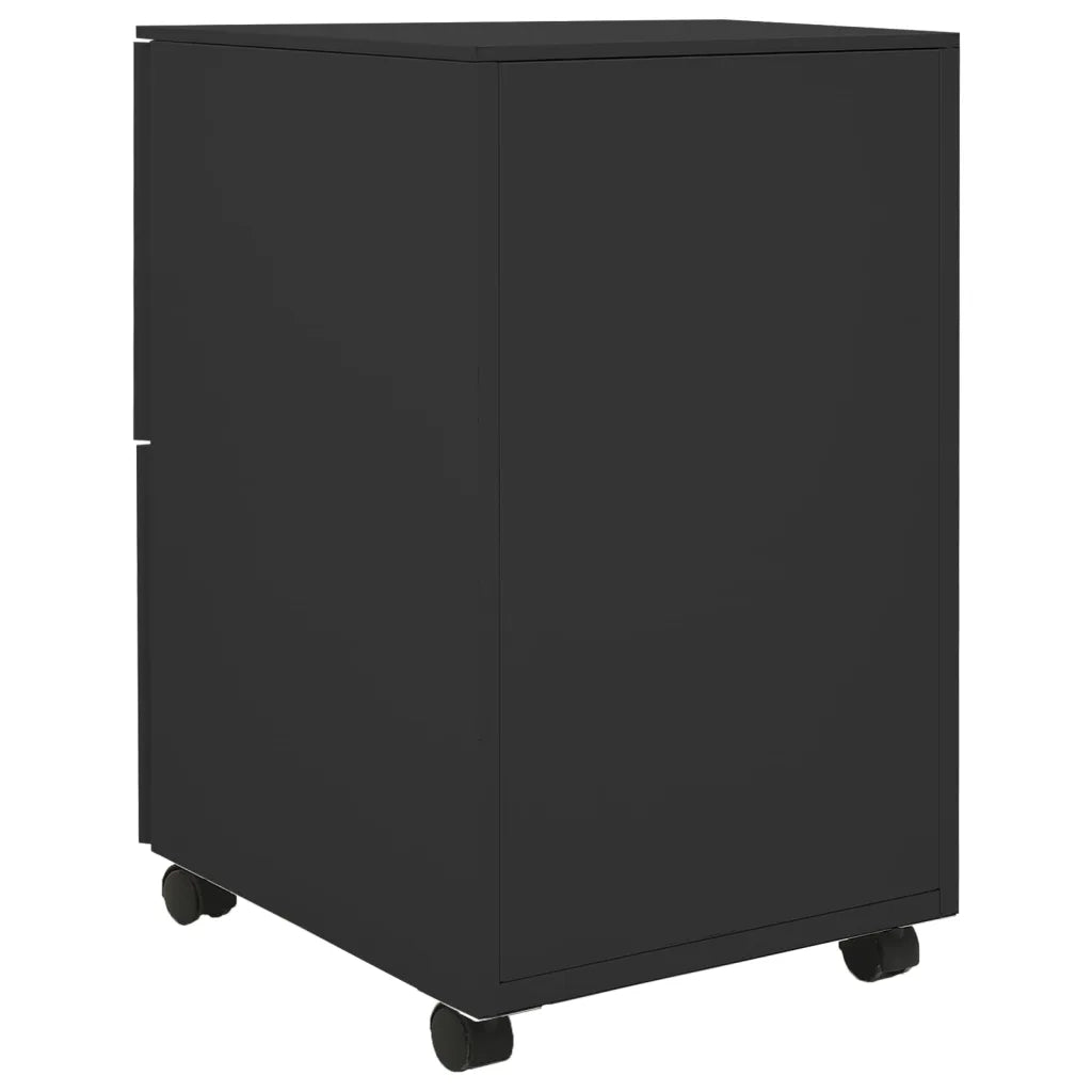 Schedario Mobile Antracite 39x45x67 cm in Acciaio cod mxl 56004