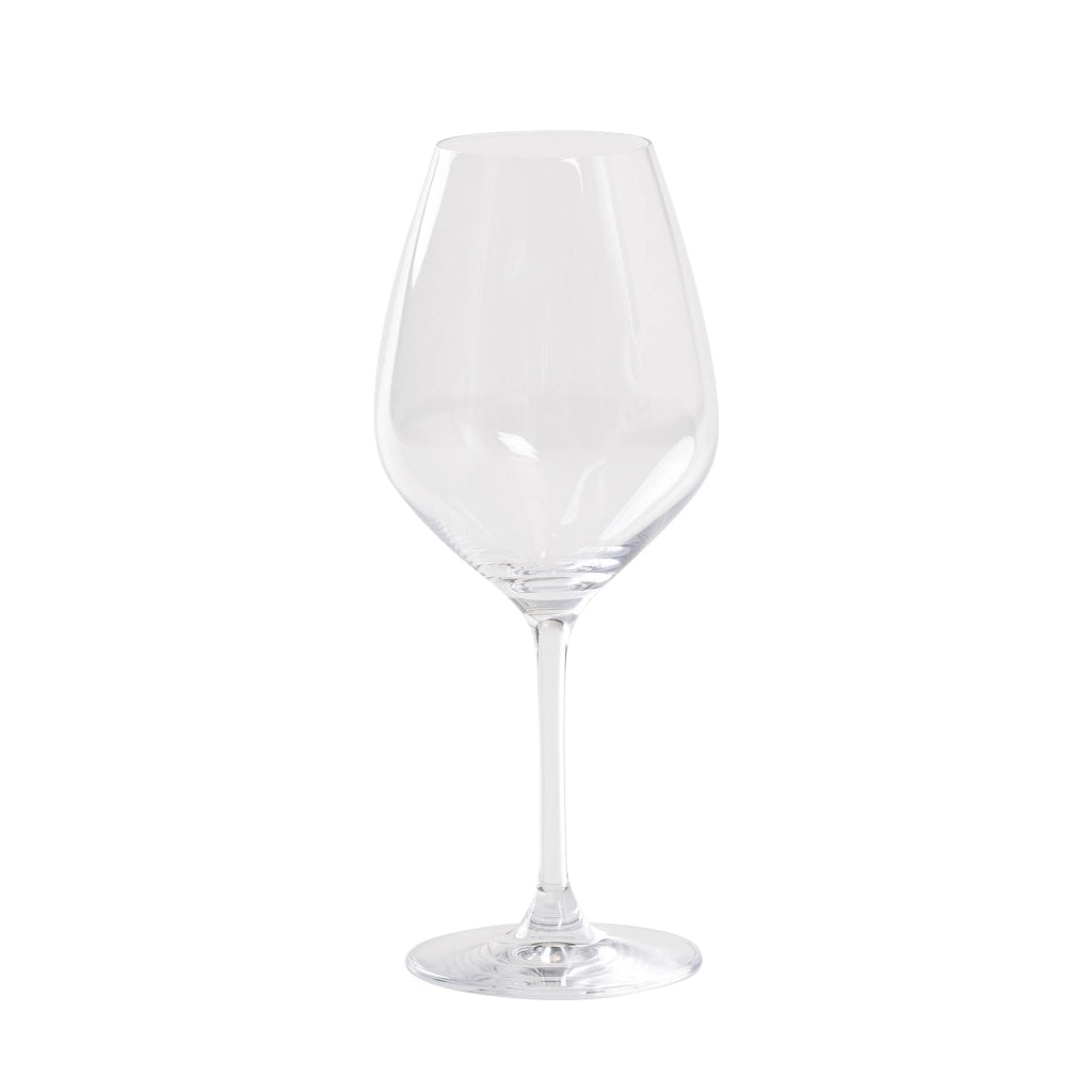 Solution Set 6 Calici in Vetro Sonoro Superiore per Degustazione Vini Rossi di Media Struttura, Capacità 43 cl, Design Elegante e Trasparente