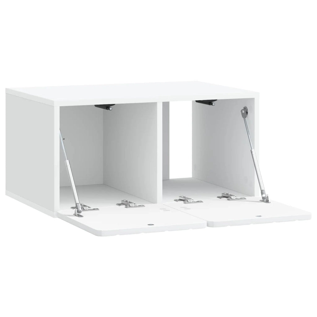 Mobile Porta TV da Muro Bianco 59,5 x 41 x 30 cm 898335