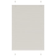 Tenda Plissettata Grigio Chiaro 100x100 cm Larghezza Tessuto
