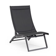 Set di 2 Poltrone Lounge Reclinabili da Esterno in Alluminio e Textilene - TERRA