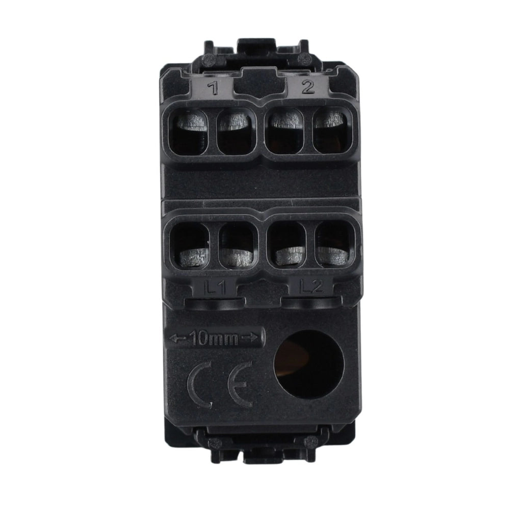 Invertitore 1P 16A 220V MBL Nero 1M Compatibile Bticino Living International BLN0901